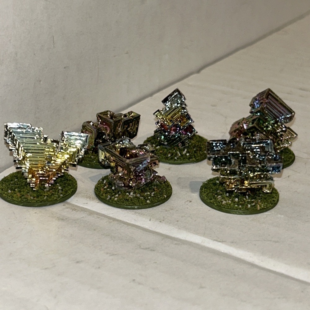 Ral Partha Bismuth Alien Planet Rock Crystal Formations Rainbow‎